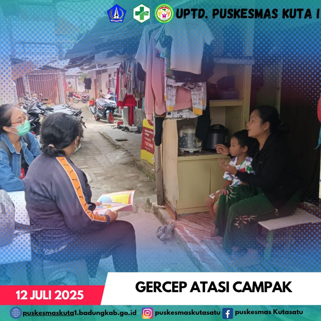 Respons Cepat Puskesmas Kuta I: Pelacakan Kasus Campak dan Penguatan Imunisasi di Lingkungan Sadasari